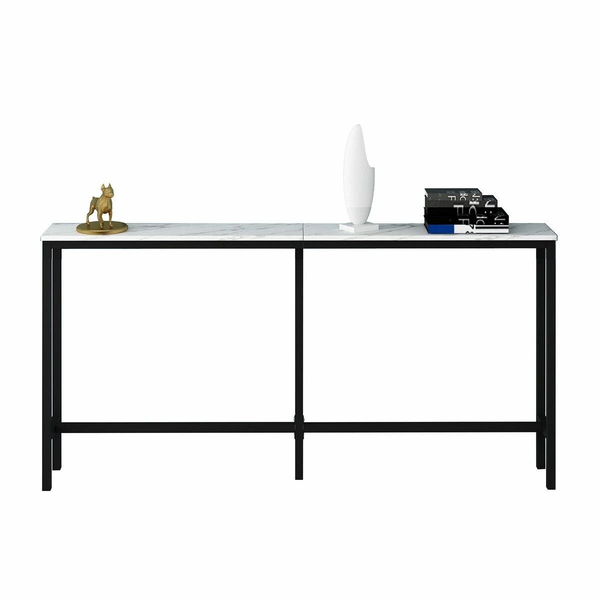 6 LUXSUITE Narrow Console Table Hall Entryway Bar Side Sofa, 6 of 6