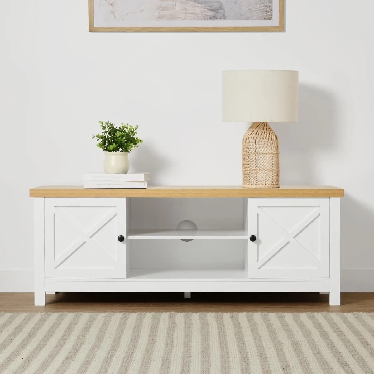 1 Camille Entertainment Unit - White, 1 of 9