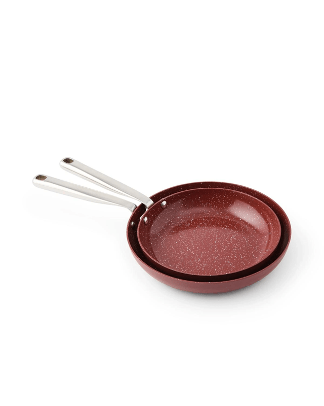 2 Pack Ceramic Coated Fry Pans - 