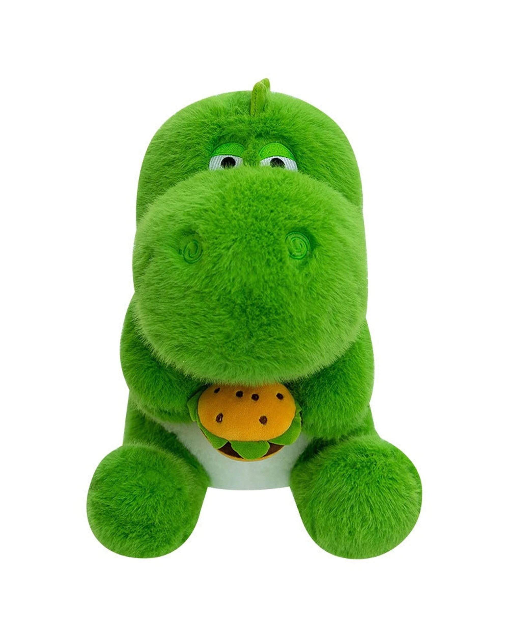 1 Cotton More Dinosaur Holding Hamburger Plush Toy Stuffed Animal 65cm - Green, 1 of 1