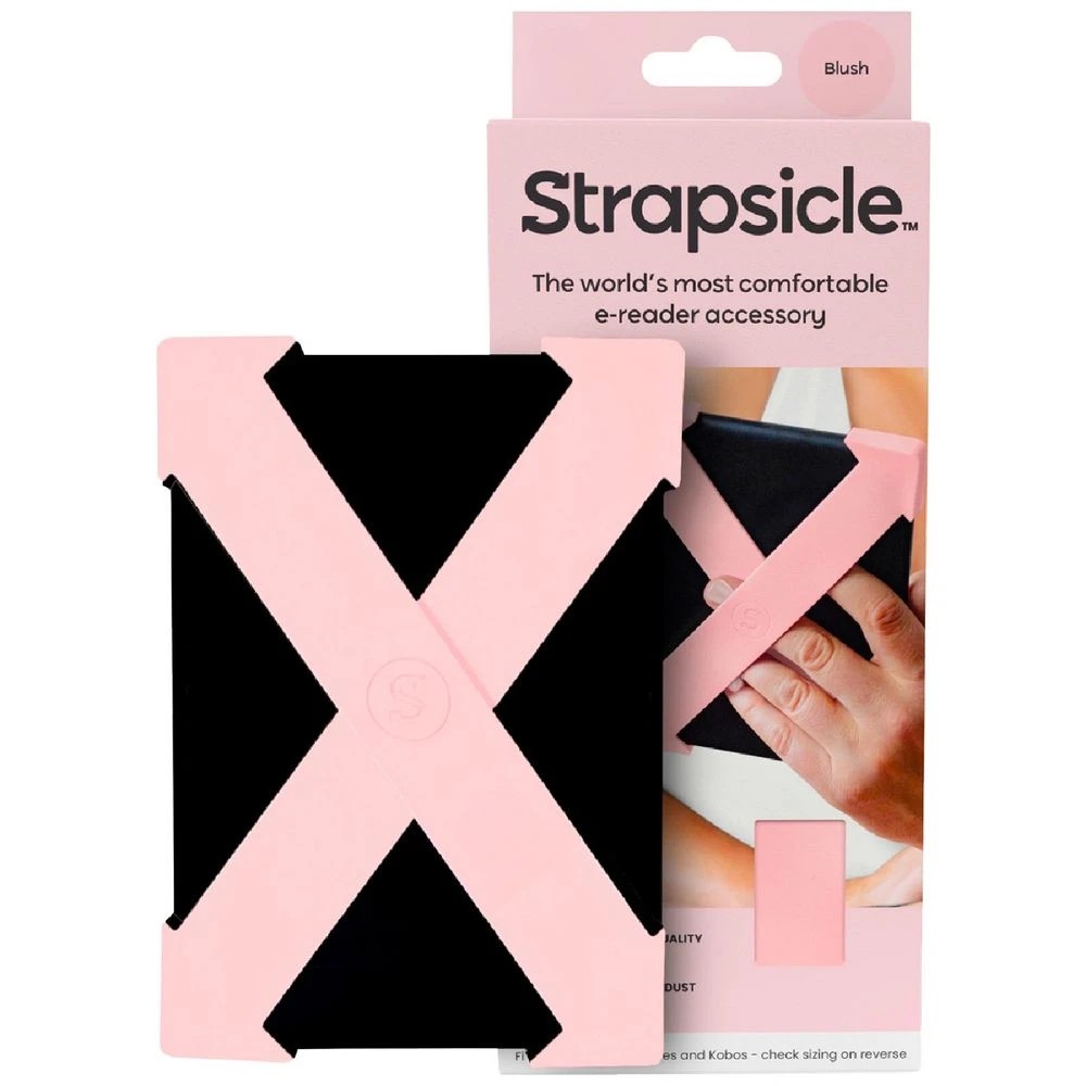 1 Strapsicle Silicone Straps for Kindle Large Pink 2 Pack, 1 of 9