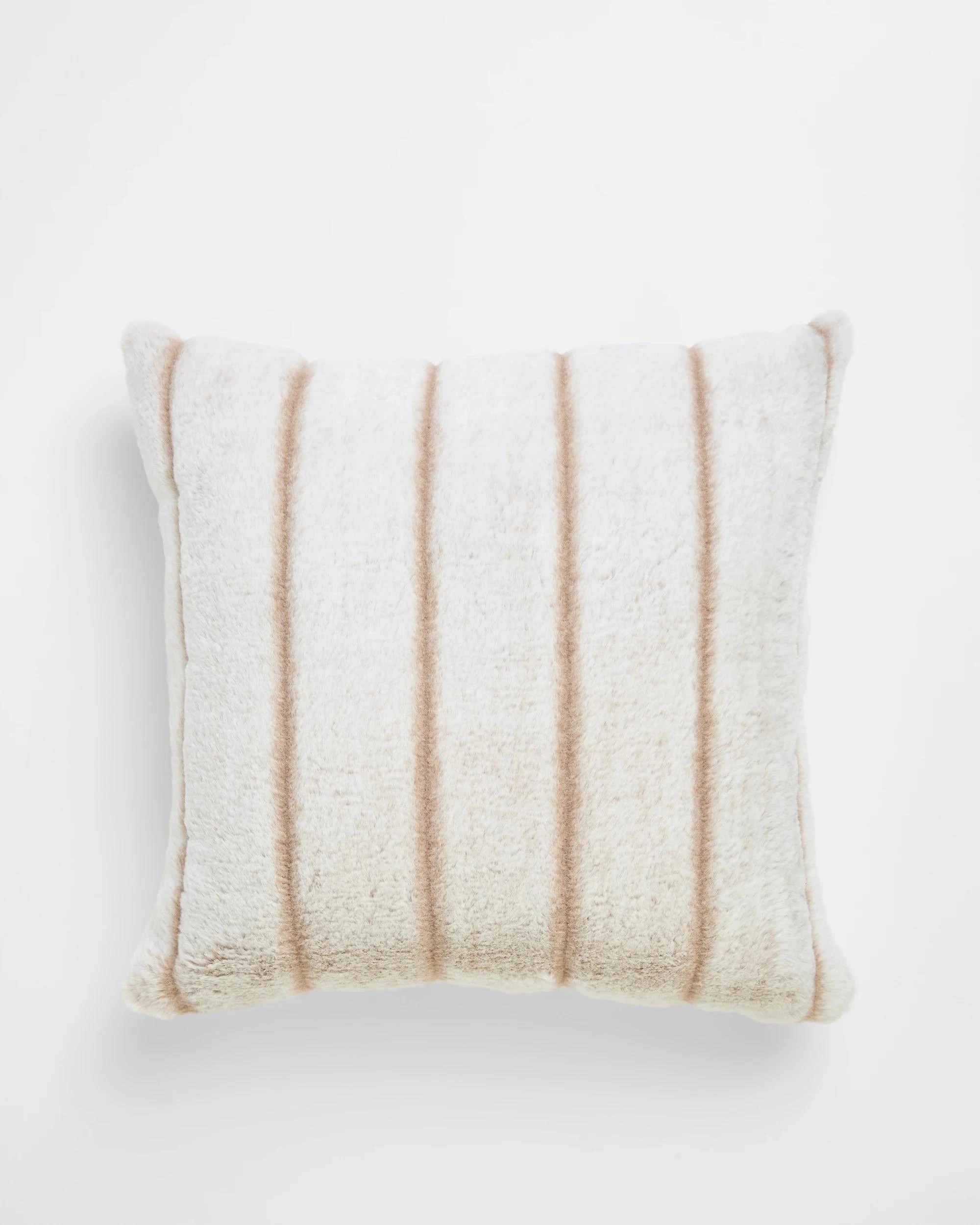 1 Target Aspen Faux Fur Cushion - Natural, 1 of 2