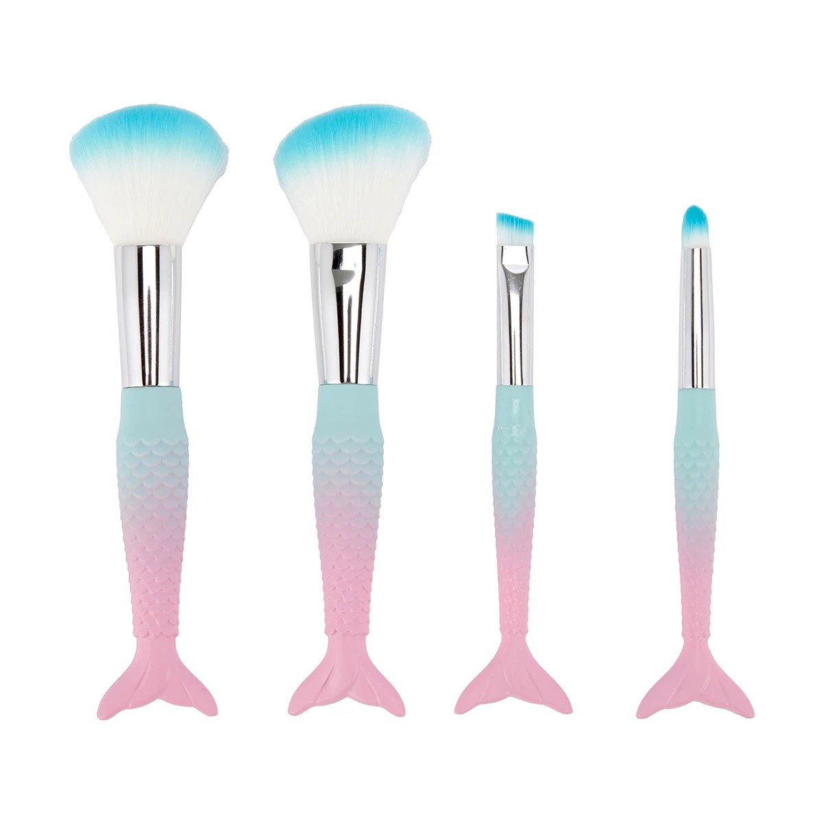 2 OXX Cosmetics 4 Pack Mini Brush Set - Mermaid, 2 of 6