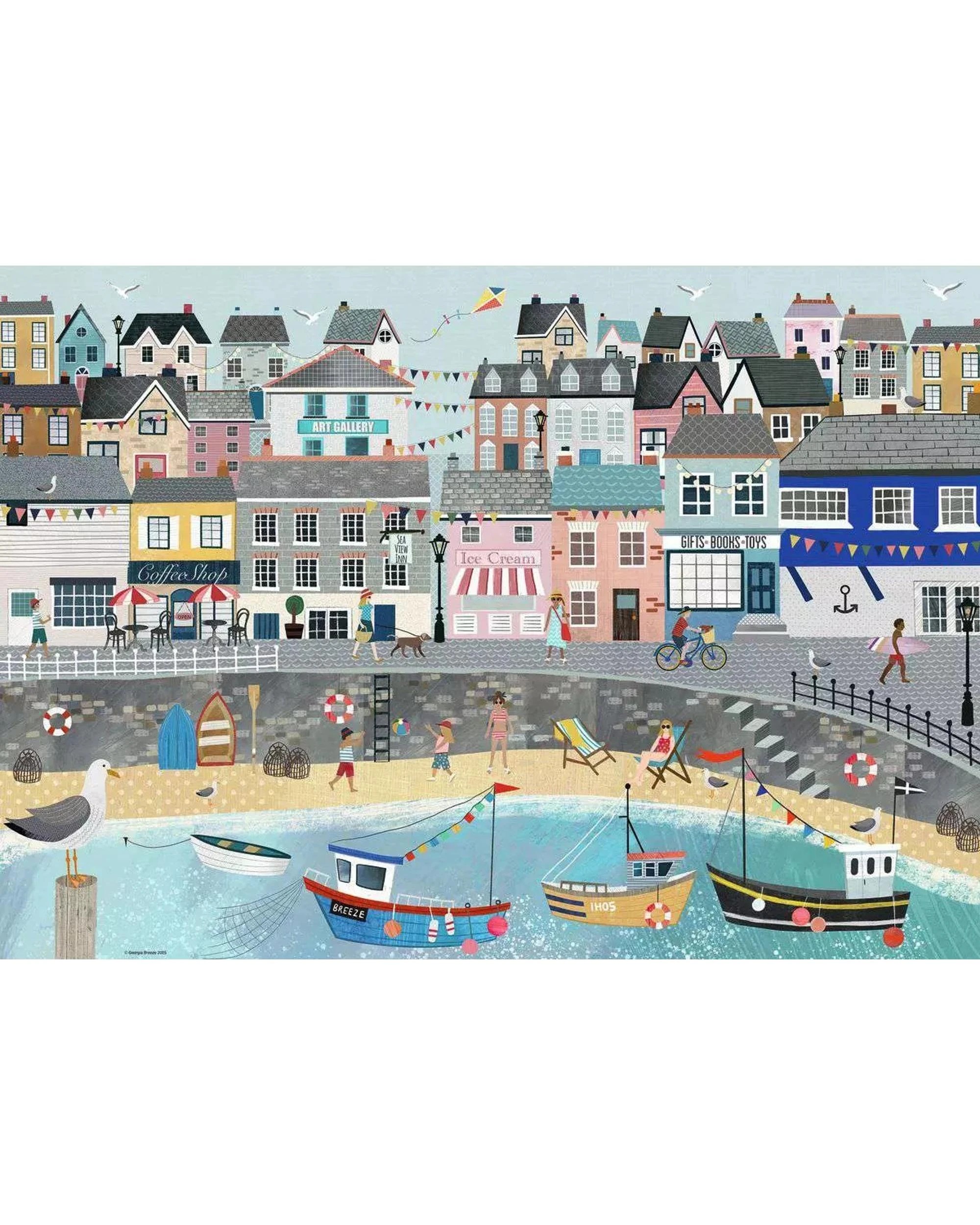 2 Ravensburger Coastal Harbour 1000 Piece Jigsaw Puzzle, 2 of 2