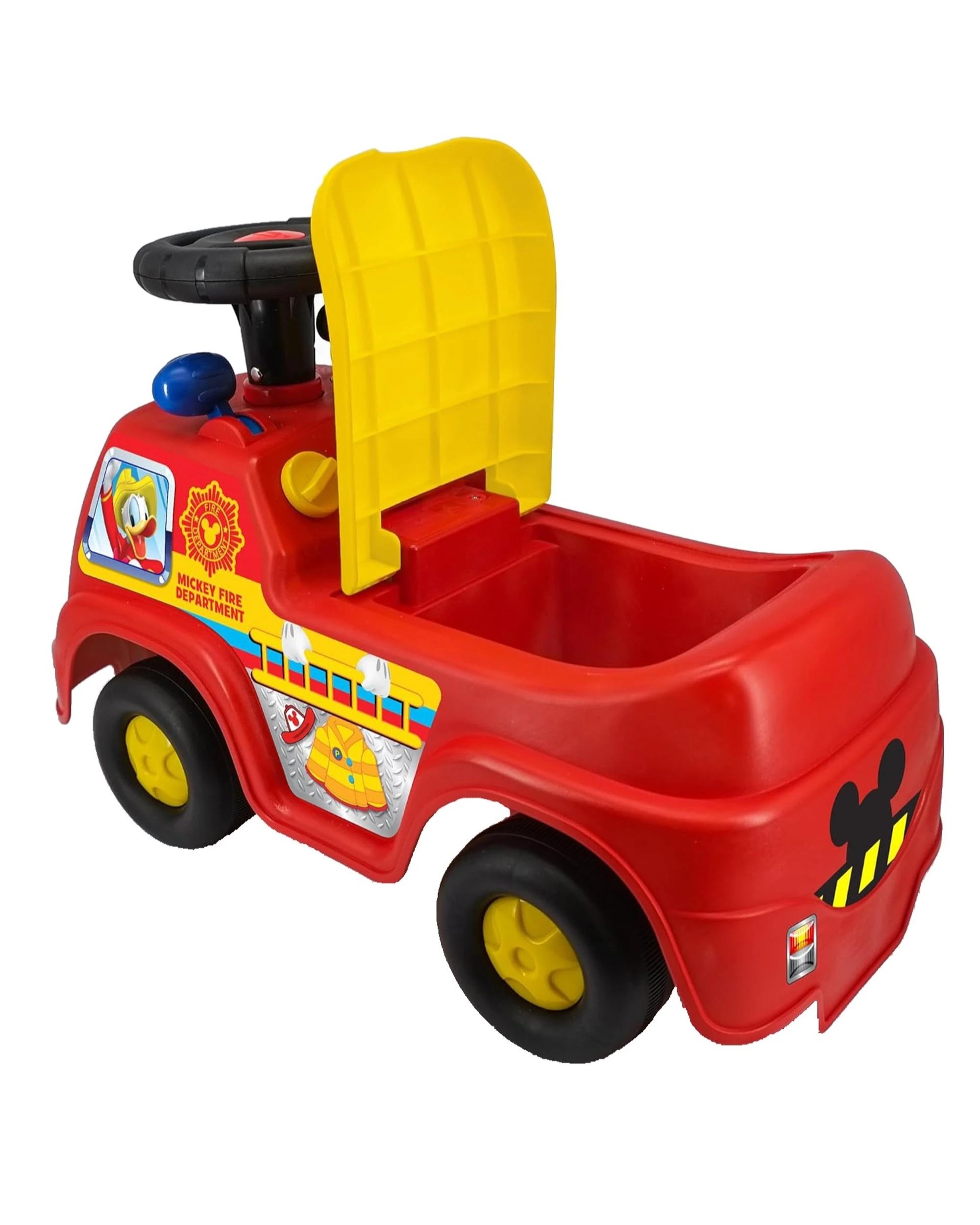 2 Disney Lights N Sounds Mickey Firetruck Ride-On, 2 of 6