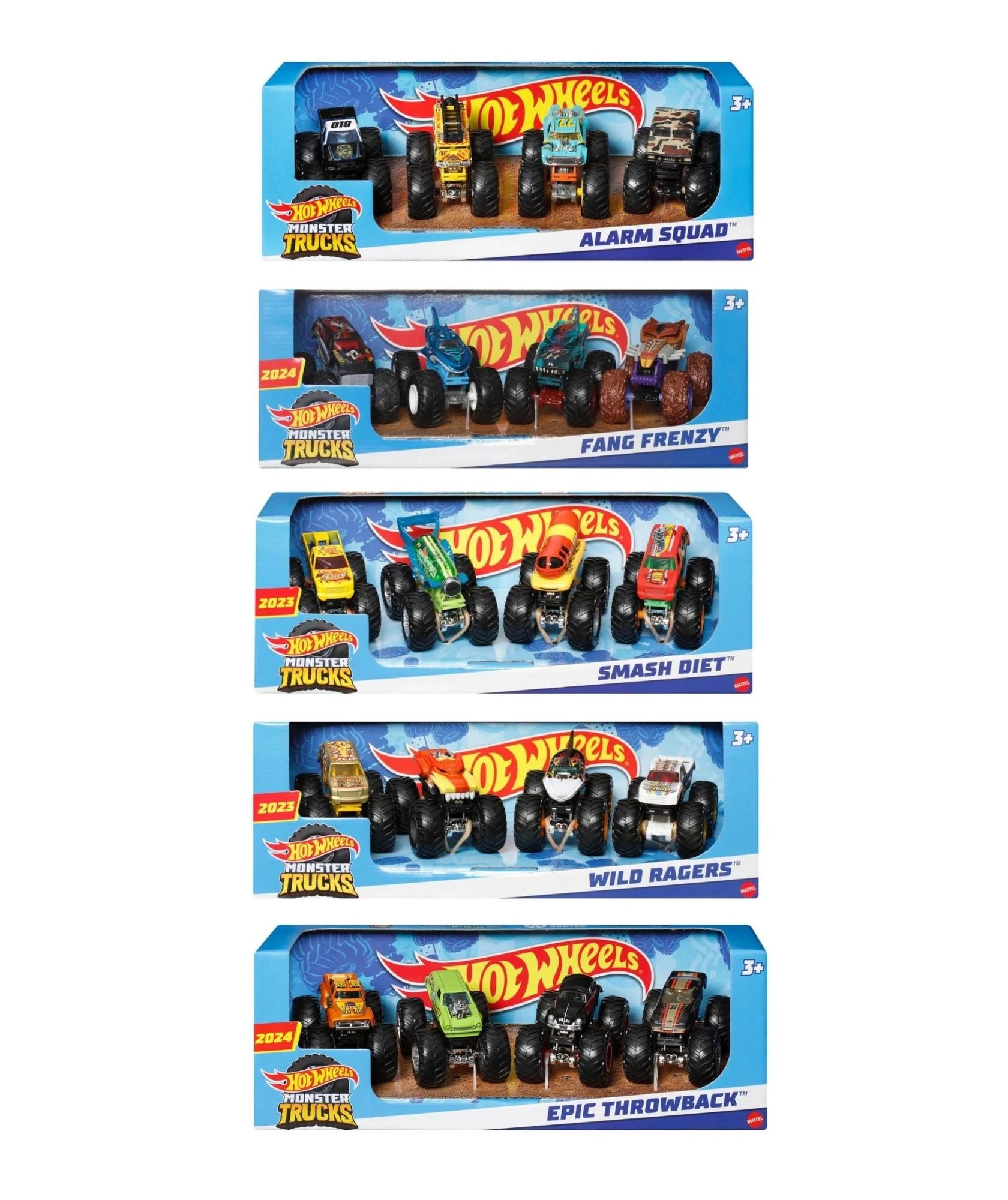 1 ​Hot Wheels Monster Trucks 4-Pack - Assorted - Multi, 1 of 1