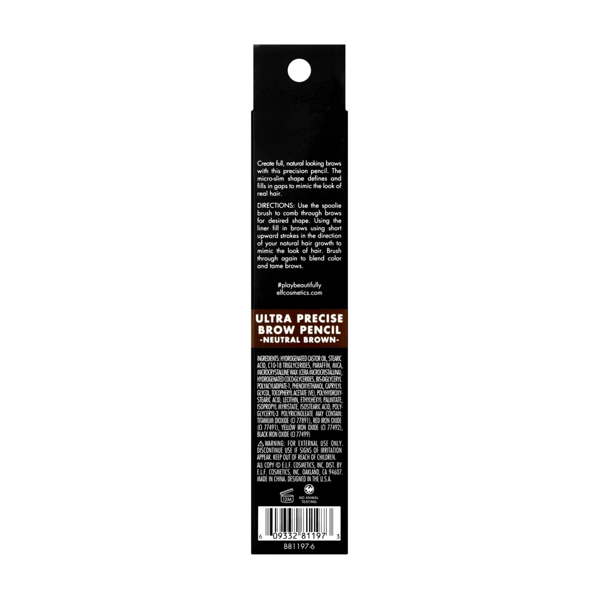 6 e.l.f Ultra Precise Brow Pencil - Neutral Brown, 6 of 6