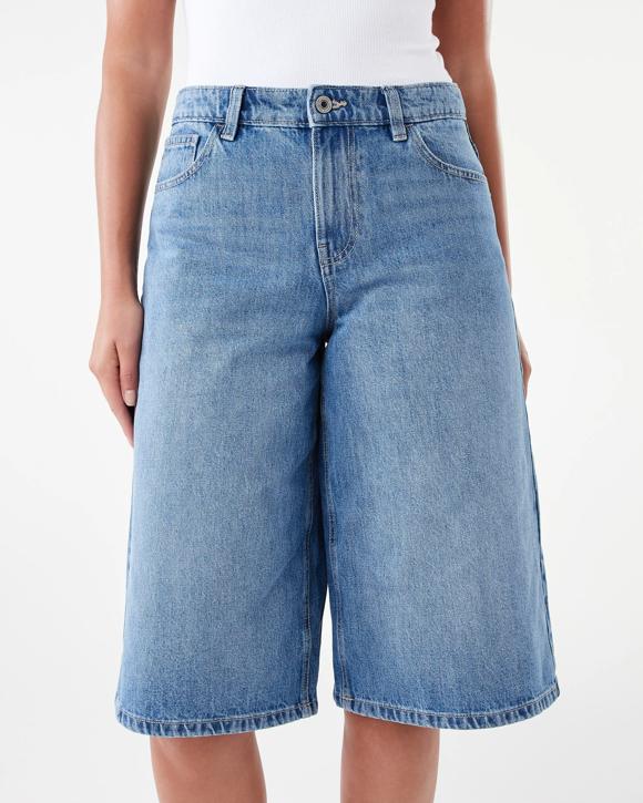 Denim Bermuda Shorts