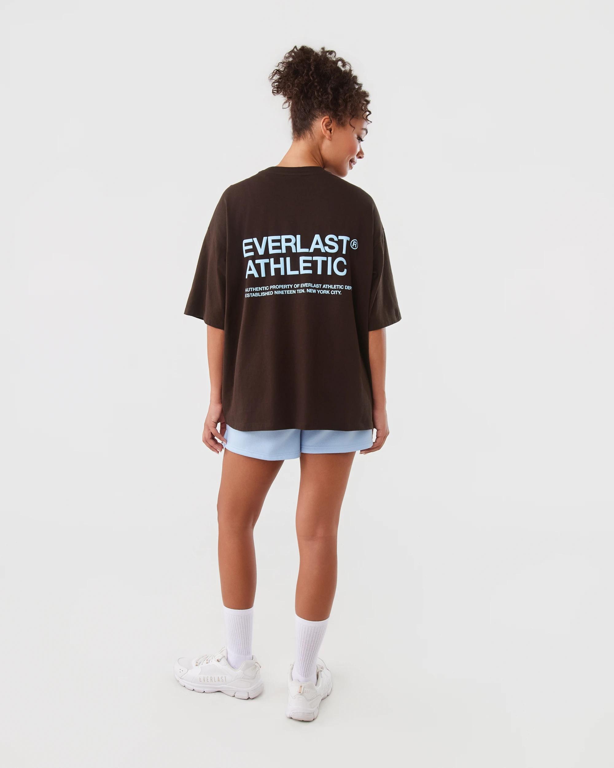 4 Everlast Womens Street Boyfriend T-shirt Coffee, 4 of 8