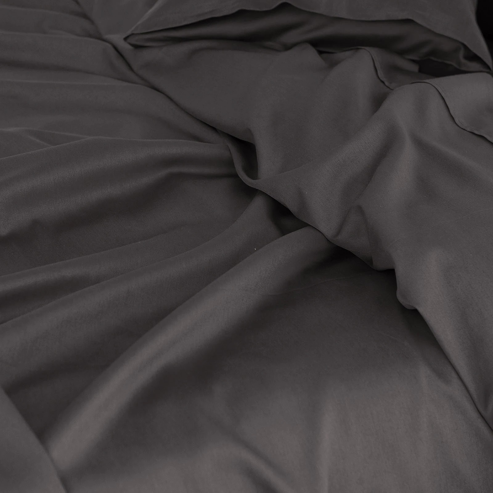 7 Royal Comfort Balmain 1000TC Bamboo Cotton Sheet Pillowcase Set Hotel - Queen Bed - Grey, 7 of 8
