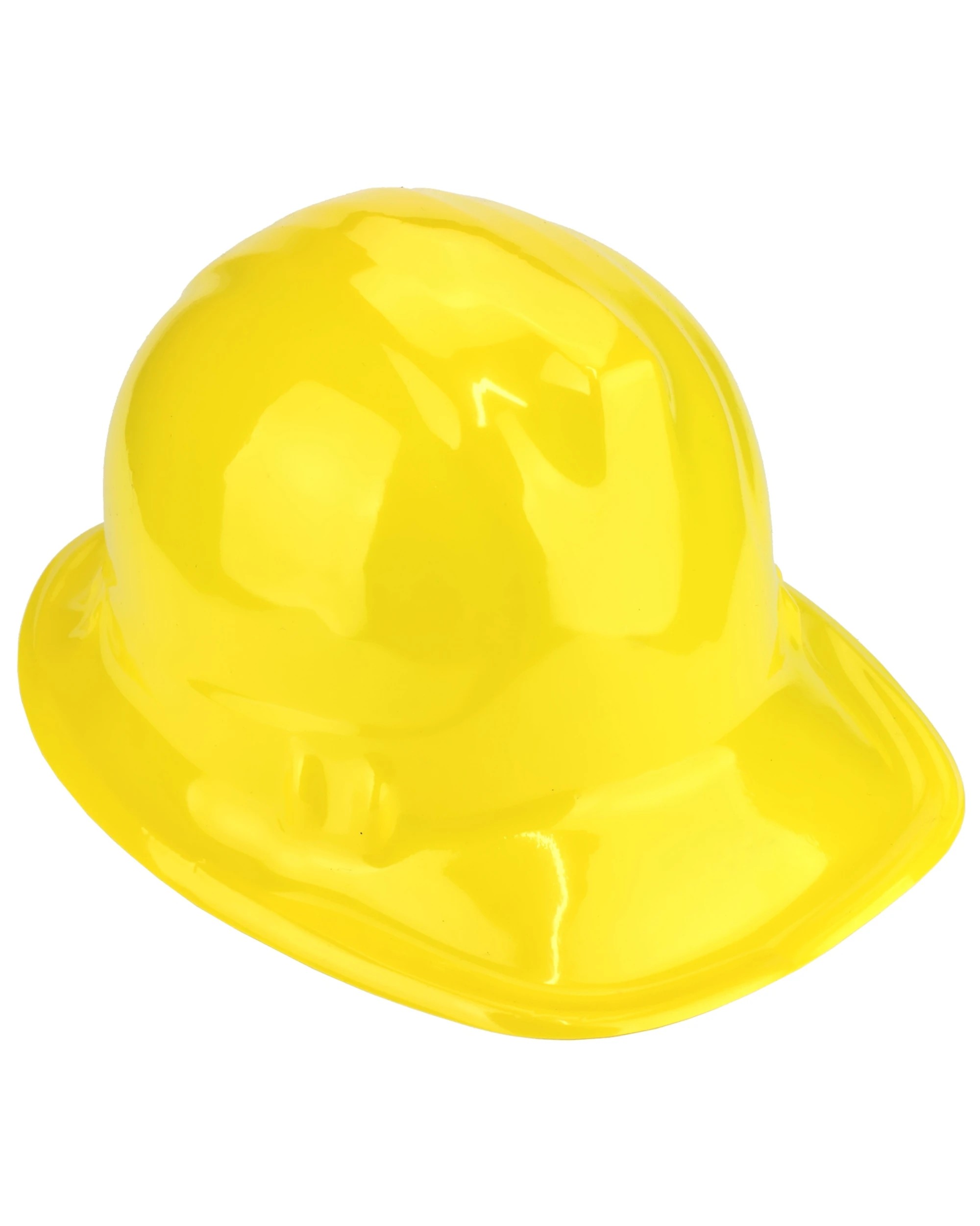1 Partyrama Construction Yellow Plastic Hat 56cm, 1 of 1