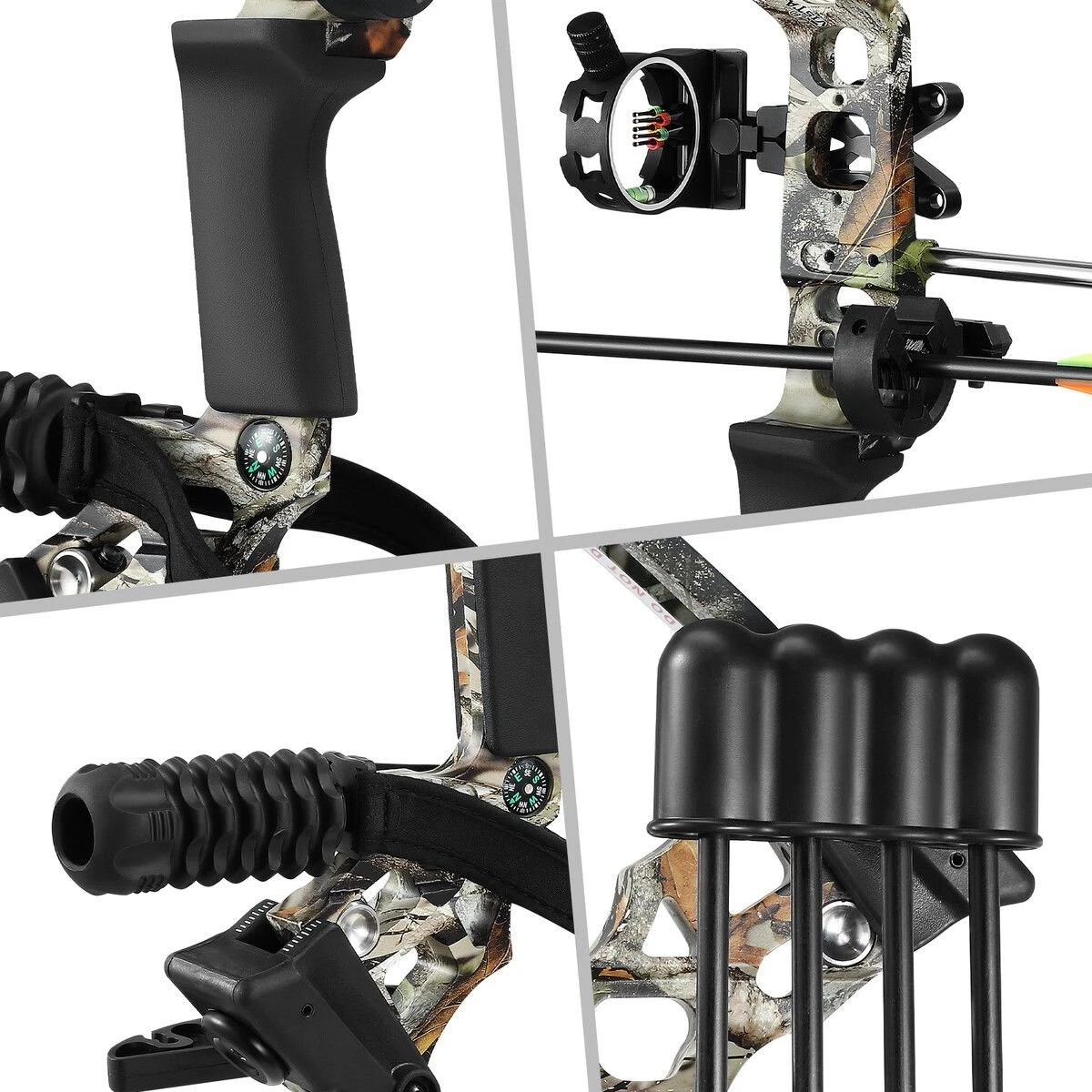 2 AUSWAY Compound Bow Arrow Set Archery Sports Hunting Target Shooting, 2 of 4