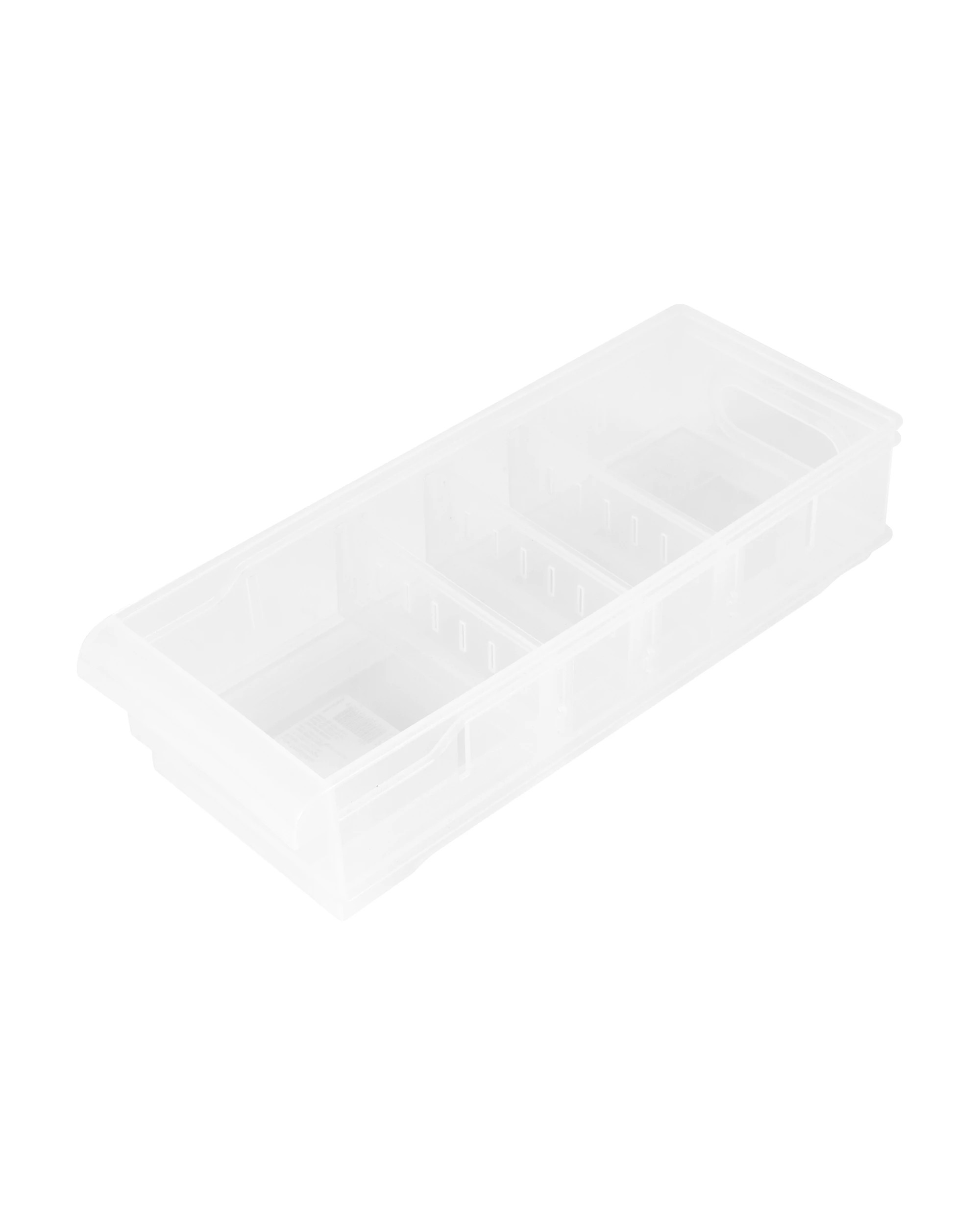 1 Low Stackable Roller Storage - Clear, 1 of 8