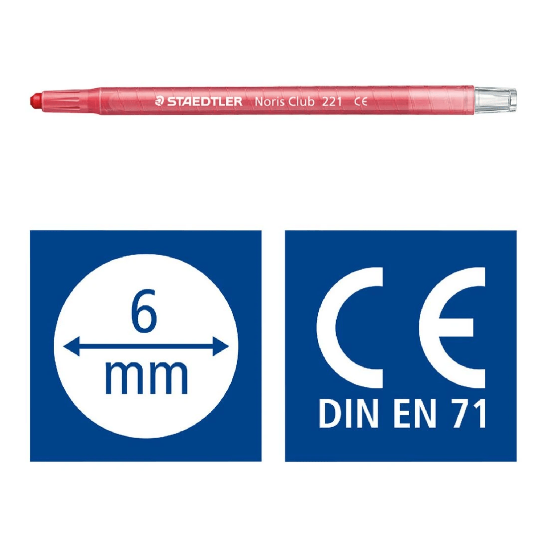 6 Staedtler Noris Twistable Crayons 12 Pack, 6 of 8