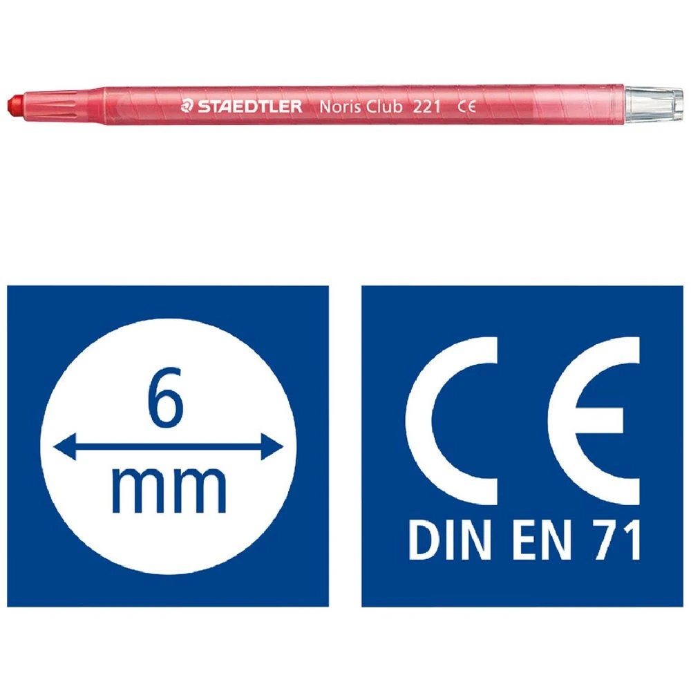 6 Staedtler Noris Twistable Crayons 12 Pack, 6 of 8