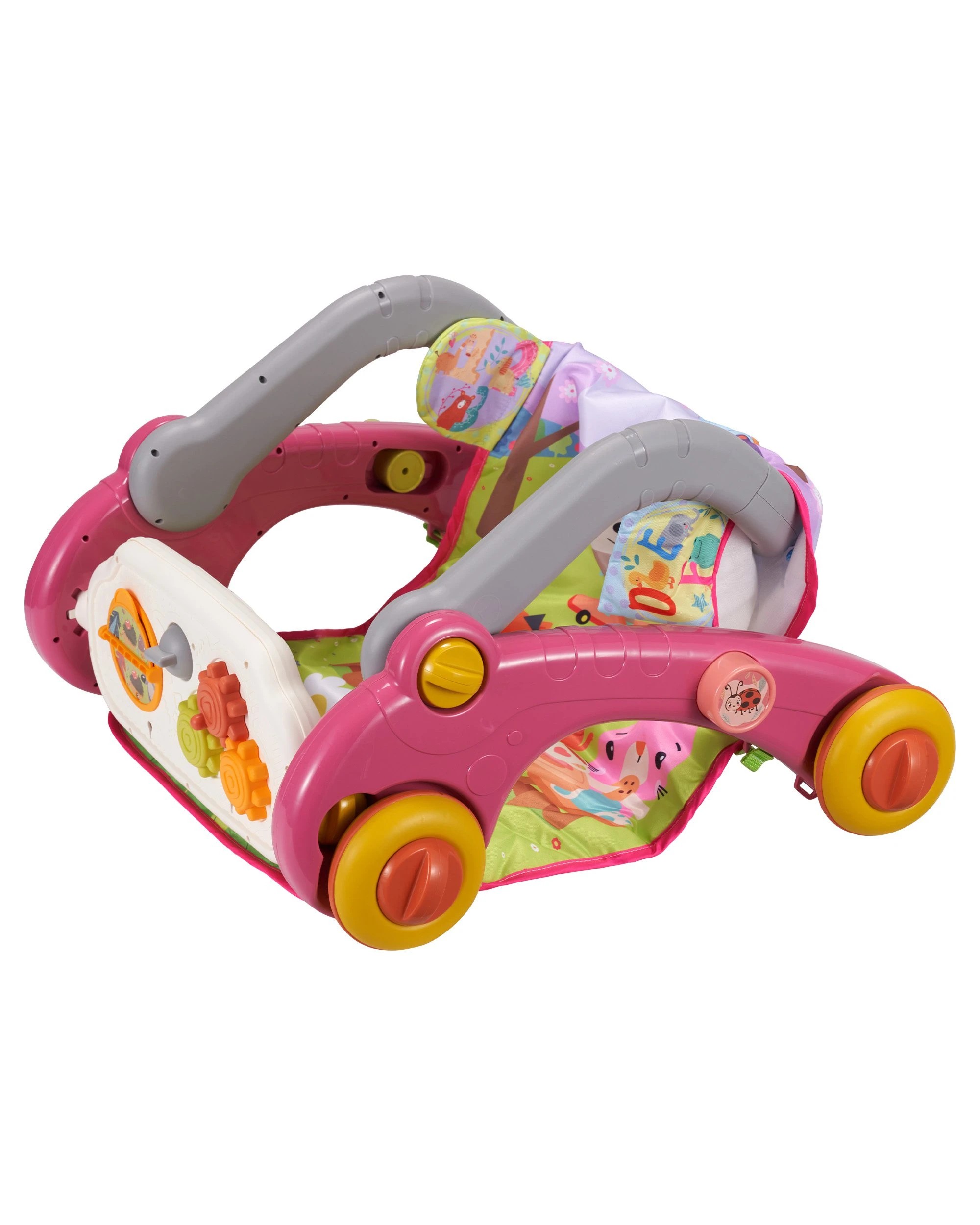 4 PlayPals Deluxe 7-in-1 Baby Play Mat Gym w/ Kick & Play Piano, Activity Centre for Newborns to Toddlers Pink, 4 of 10