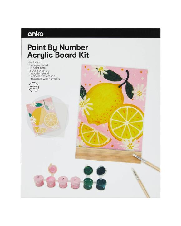 Paint By Number Acrylic Board Kit