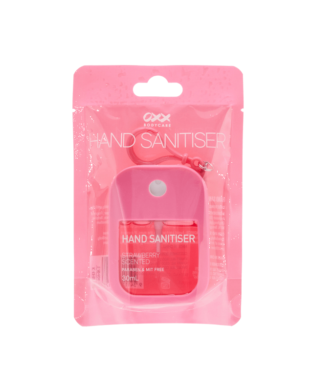 OXX Bodycare Hand Sanitiser 30ml - Strawberry Sce