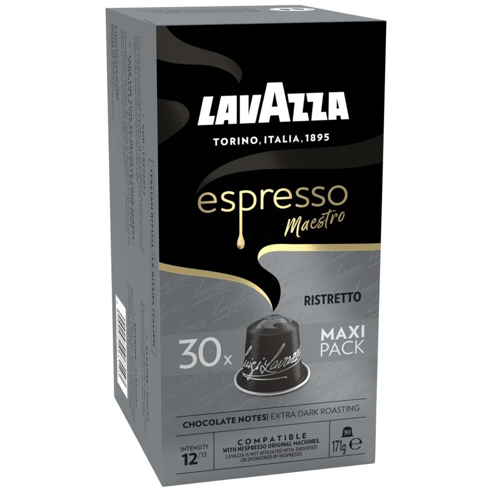 1 Lavazza Nespresso Compatible Coffee Capsule Ristretto 30 Pack, 1 of 5