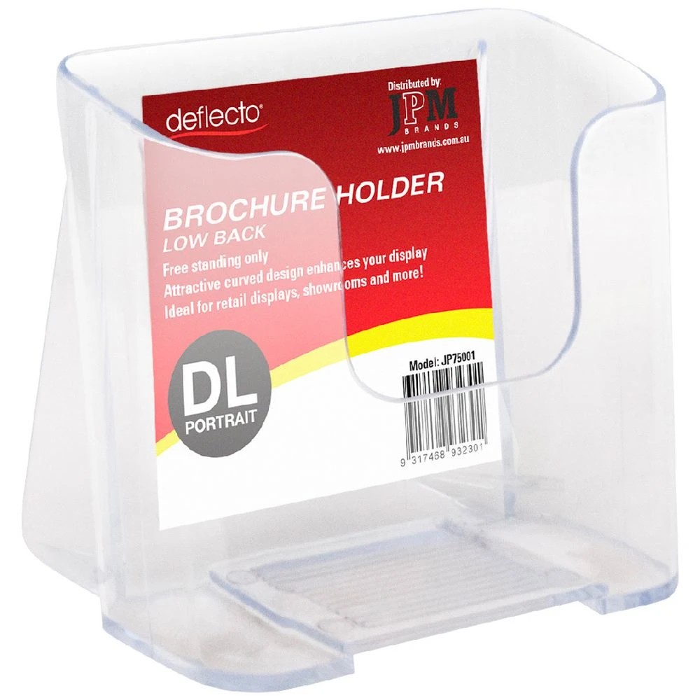 1 Deflecto Brochure Holder Low Back Portrait, 1 of 1