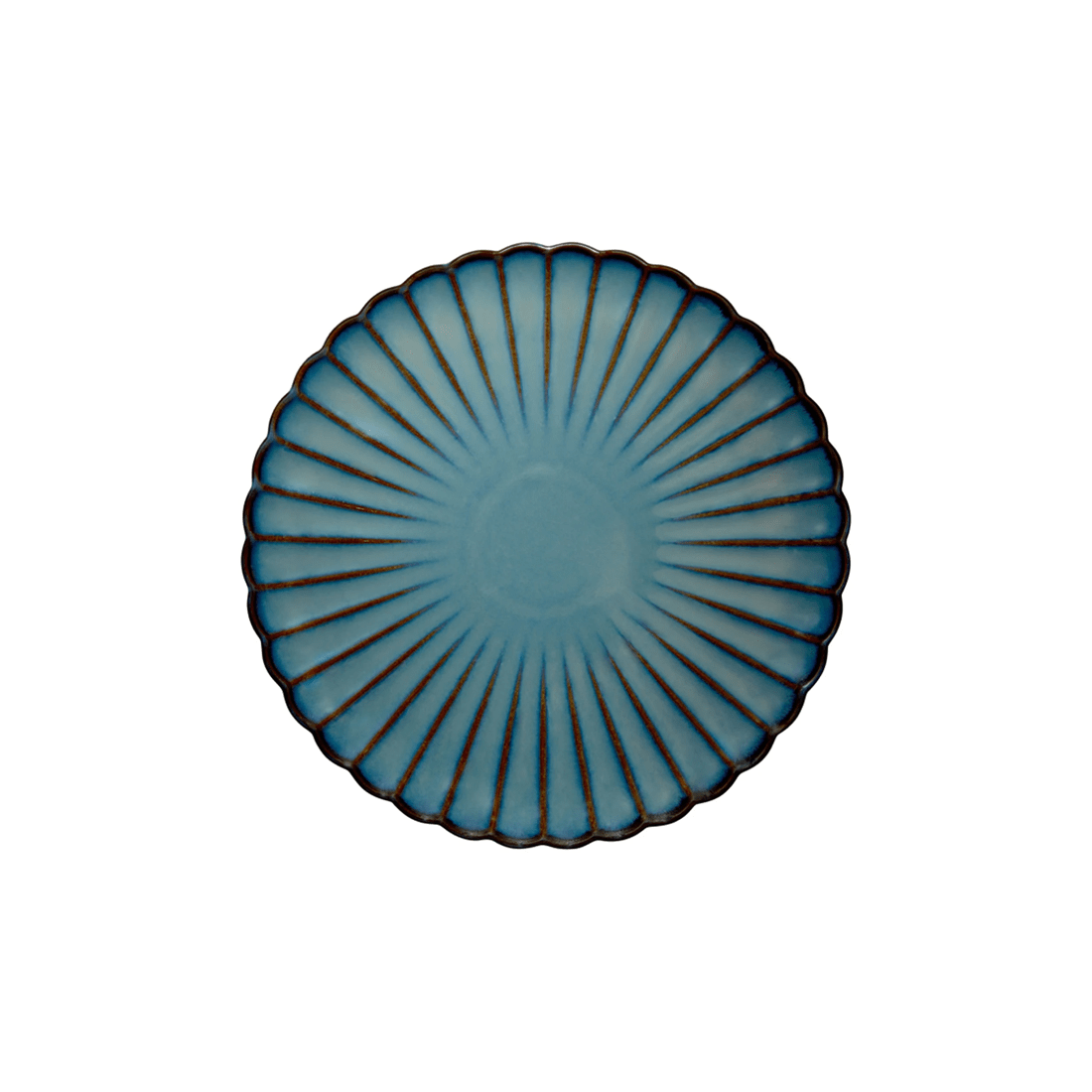 1 Casa Domani Solare Round Platter Durable Stoneware 33cm Dinnerware Serveware
 - Blue, 1 of 3