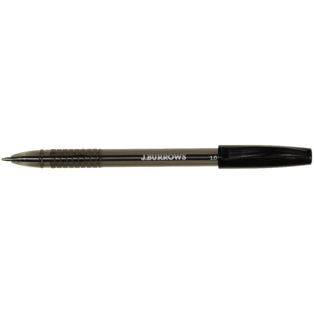 2 J.Burrows Ballpoint Pens Black 12 Pack, 2 of 3
