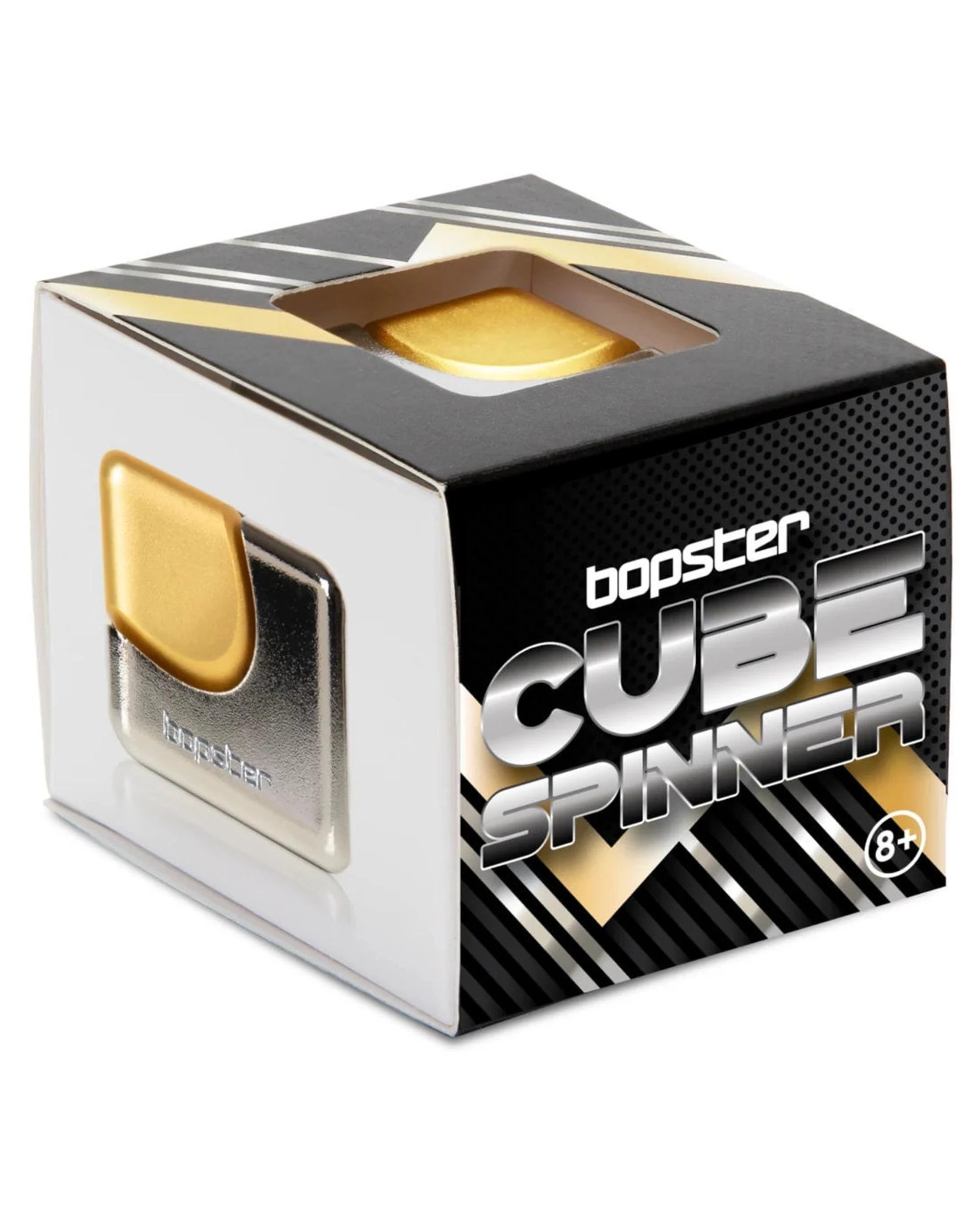 4 Bopster Fidget Cube Spinner - Silver and Gold - Multi, 4 of 5