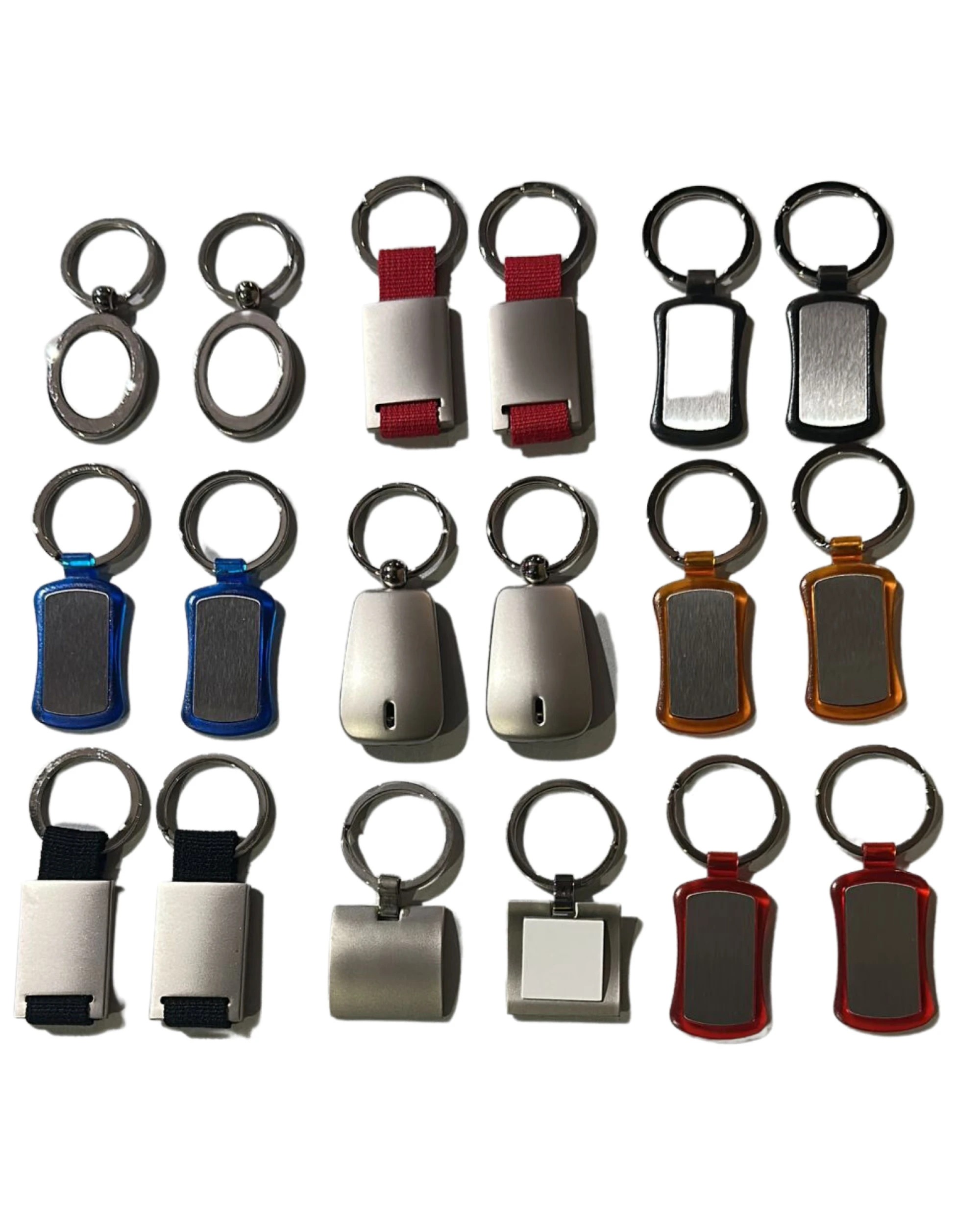 1 BR Home 100 Pack Key Rings Tag Keyring Bag Badge, 1 of 3