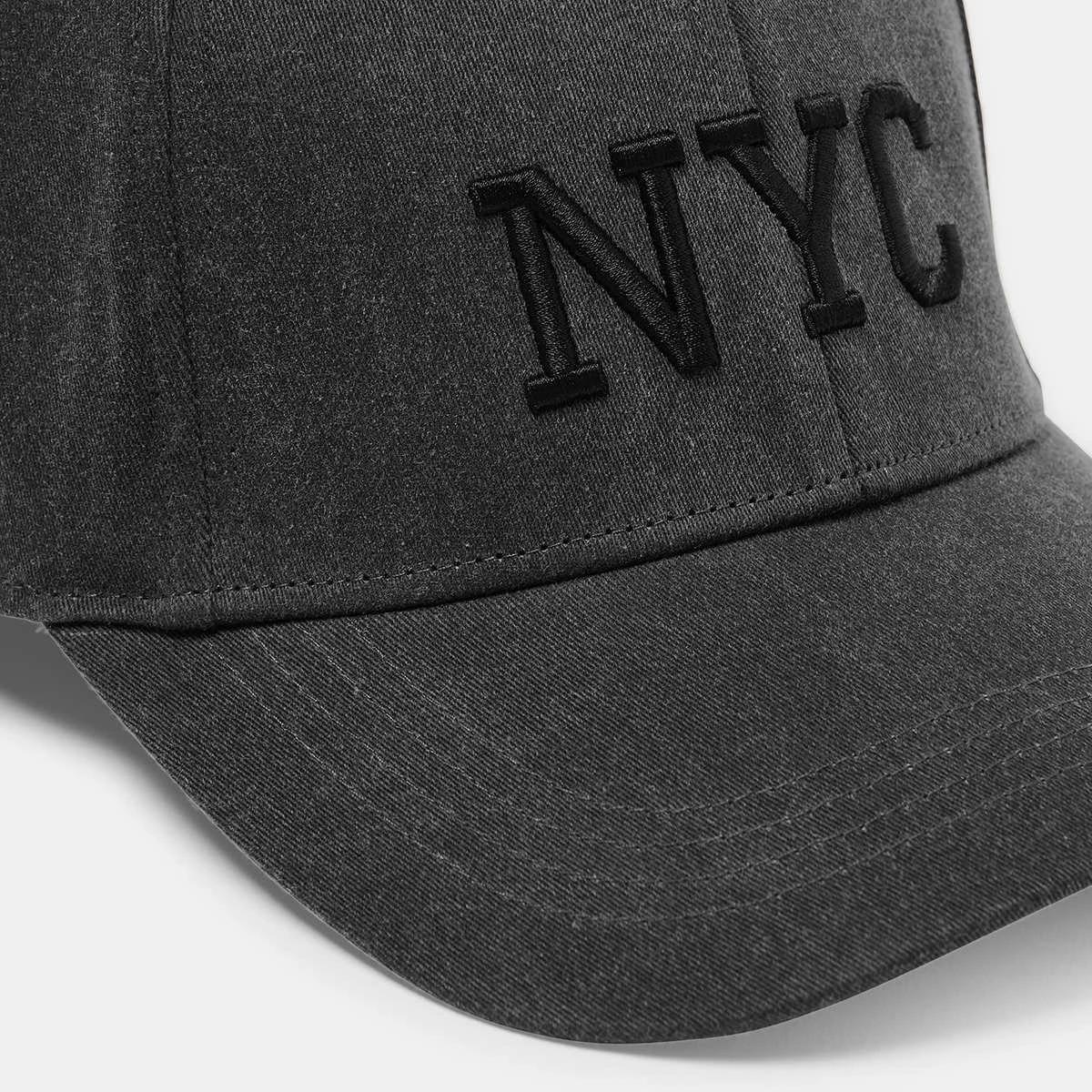 3 Stretch Fit Baseball Cap Blk Washed, 3 of 4