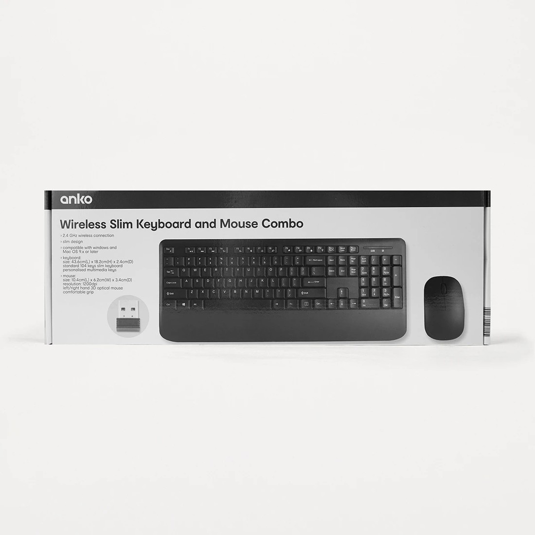8 Wireless Slim Keyboard & Mouse Combo, 8 of 8