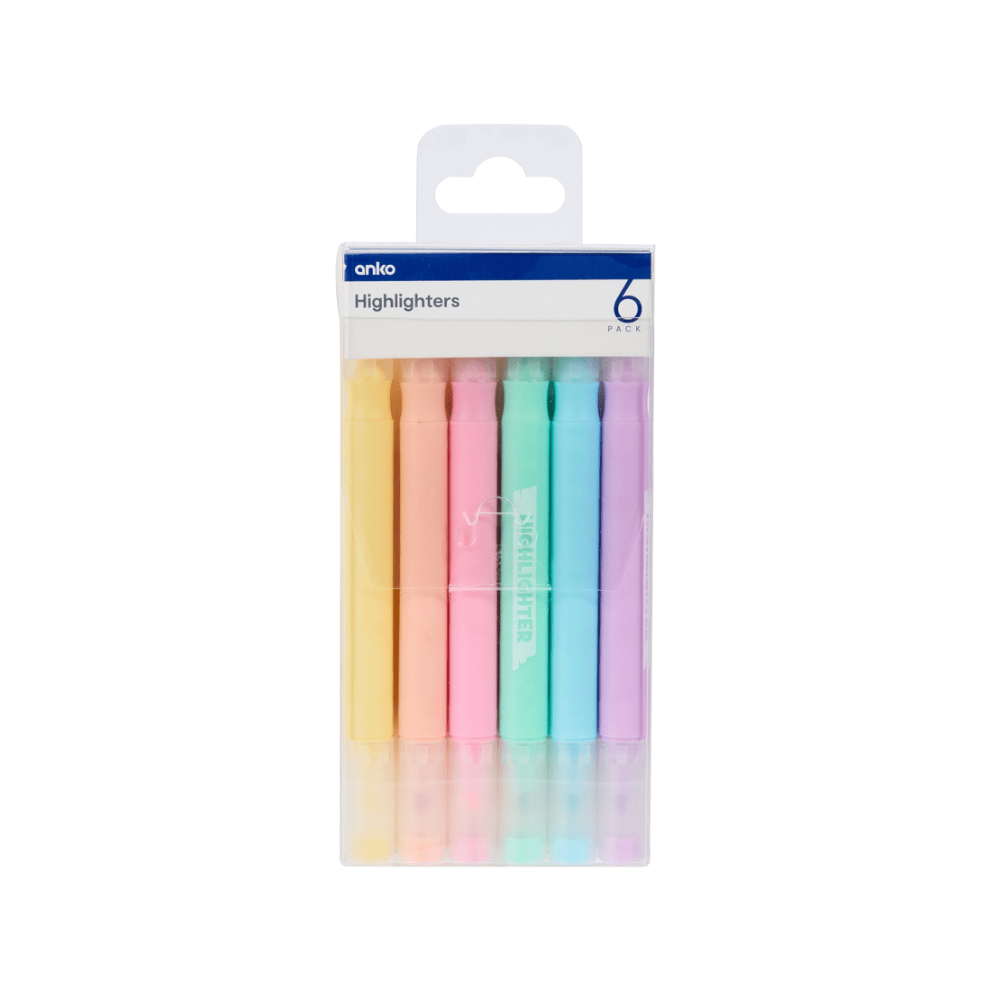 1 6 Pack Highlighters, 1 of 6