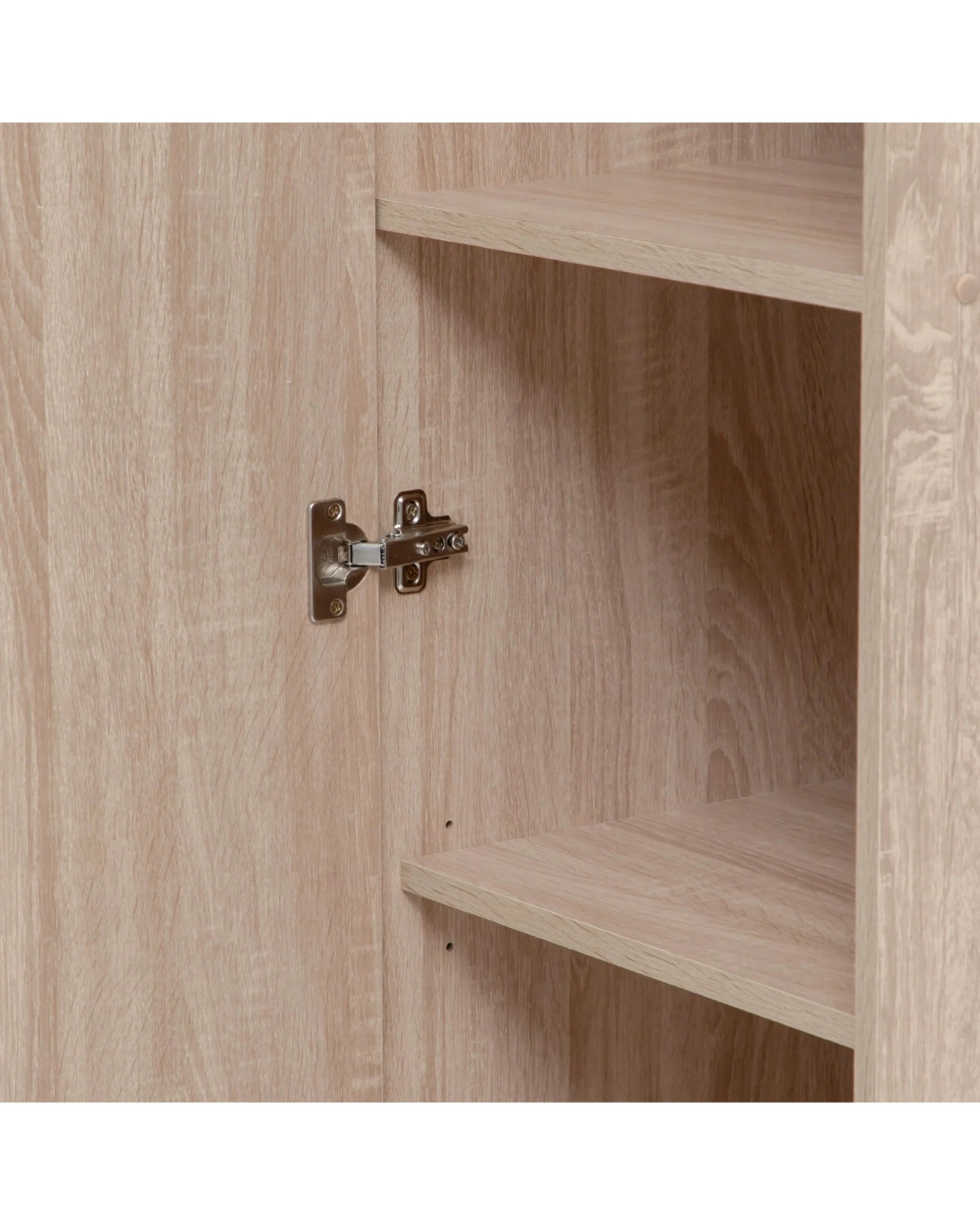 7 Alpine Bay Classic Multi-Purpose 1 Door Storage Cabinet Cupboard - Natural, 7 of 9