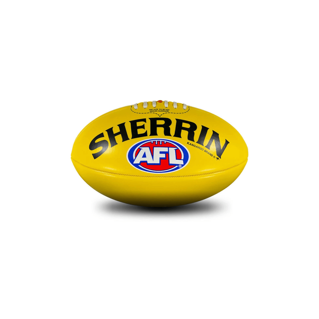 2 Sherrin AFL Replica Football 2 Pack PVC Size 5 Recreational Play Outdoor - Yellow, 2 of 3