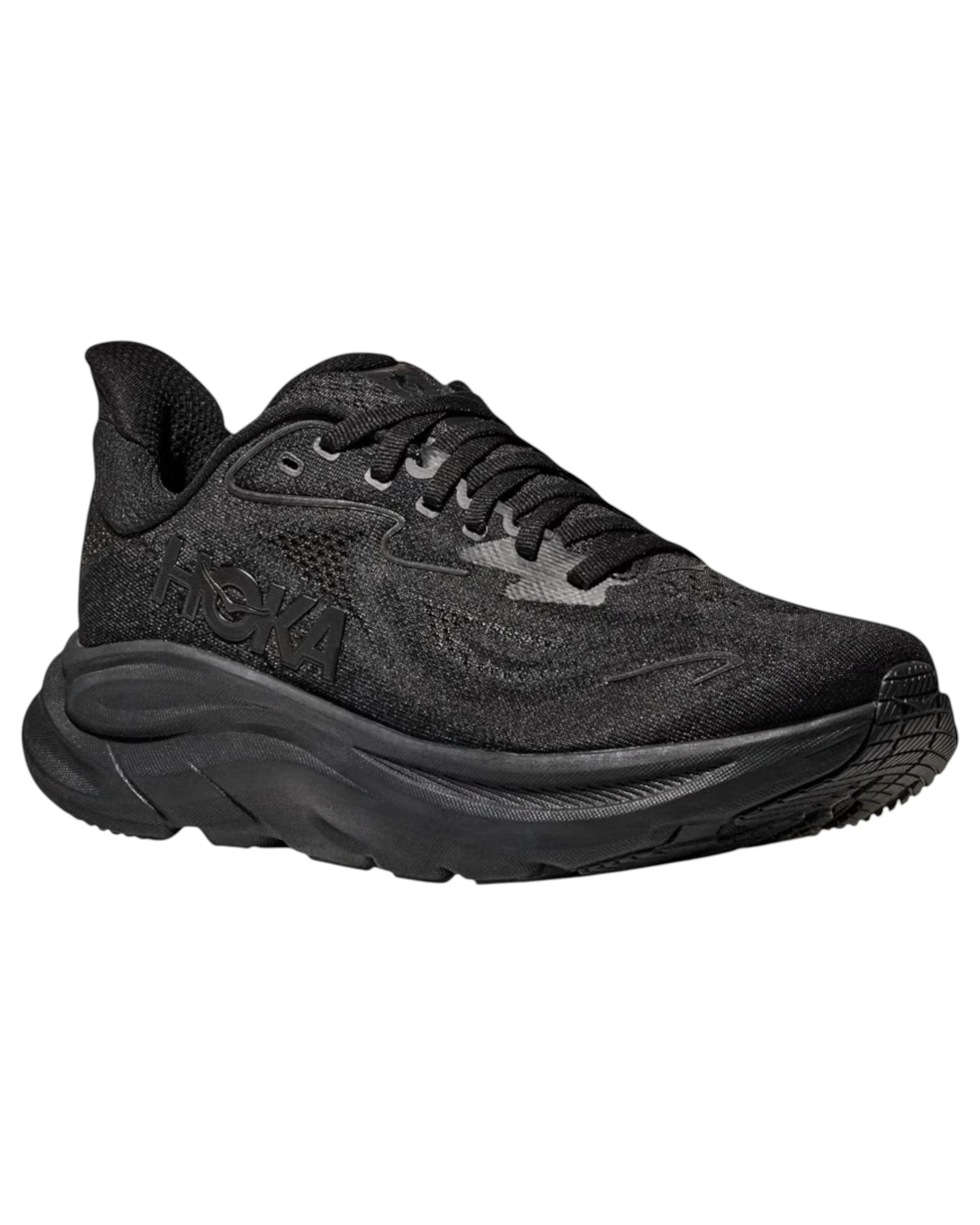 6 Hoka Mens Clifton 10 Athletic Running Shoes BLACK, 6 of 8