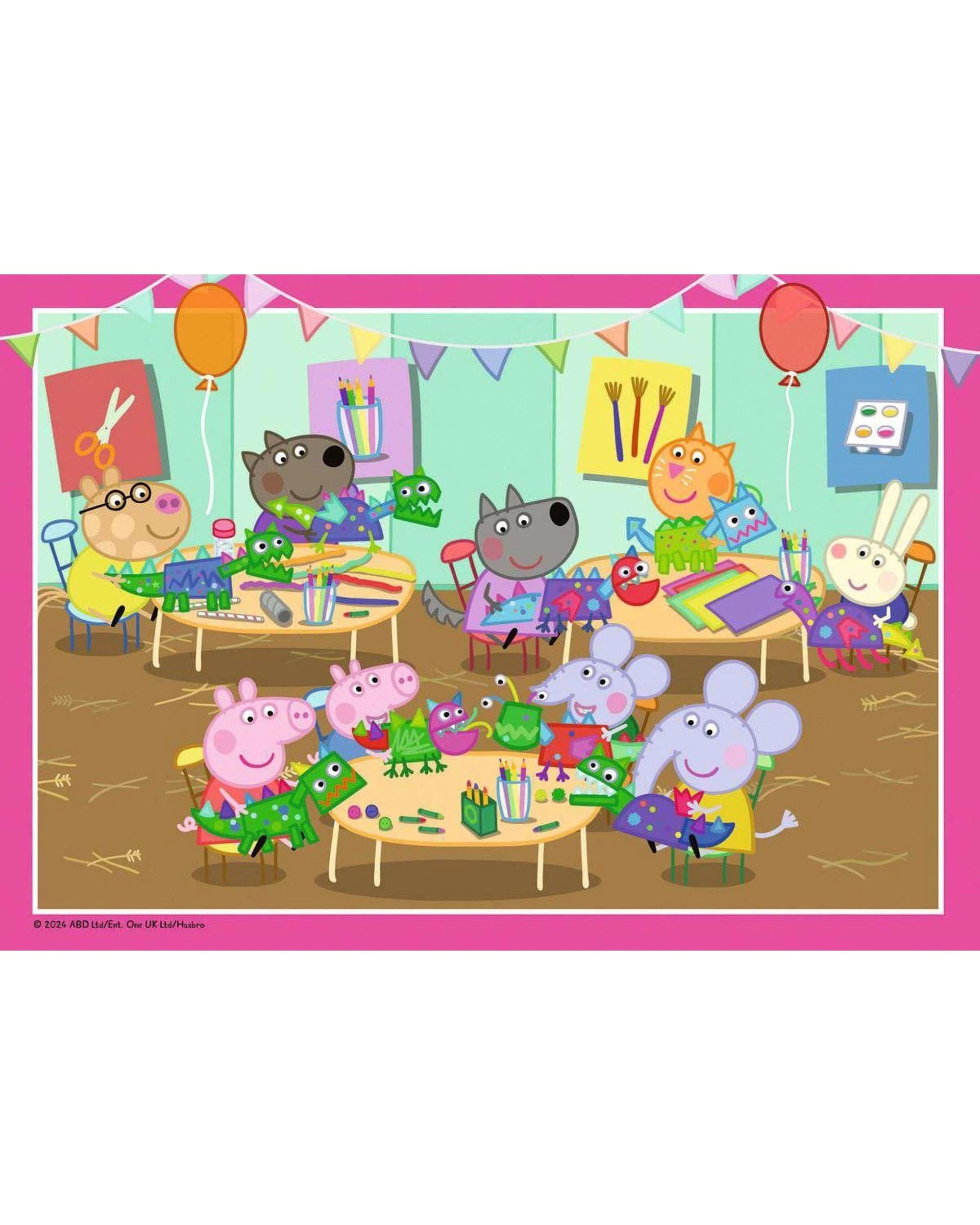 3 Ravensburger Peppa Pig 2x12 Piece Jigsaw Puzzle, 3 of 3
