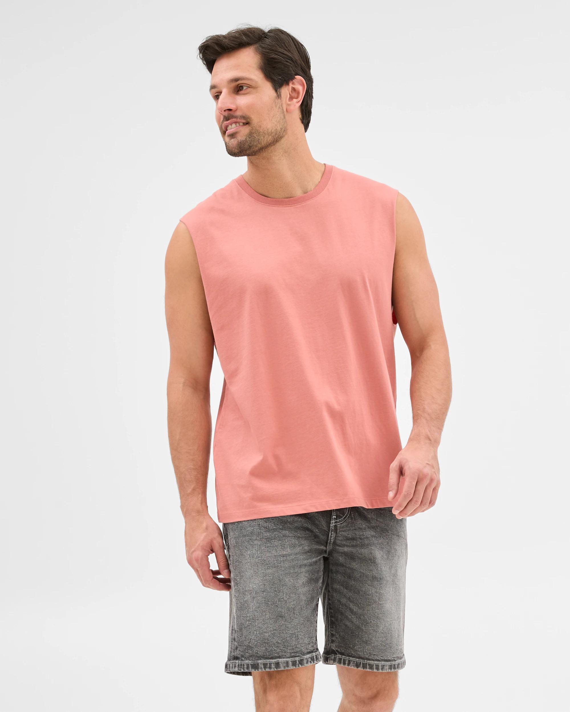 6 Target Australian Cotton Plain Tank Top BRICK, 6 of 6
