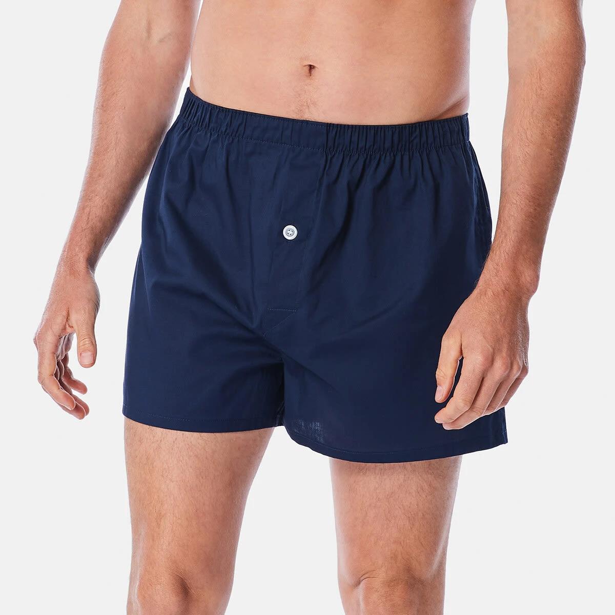 3 3 Pack Alpha Classic Woven Boxers Bluestripe, 3 of 8
