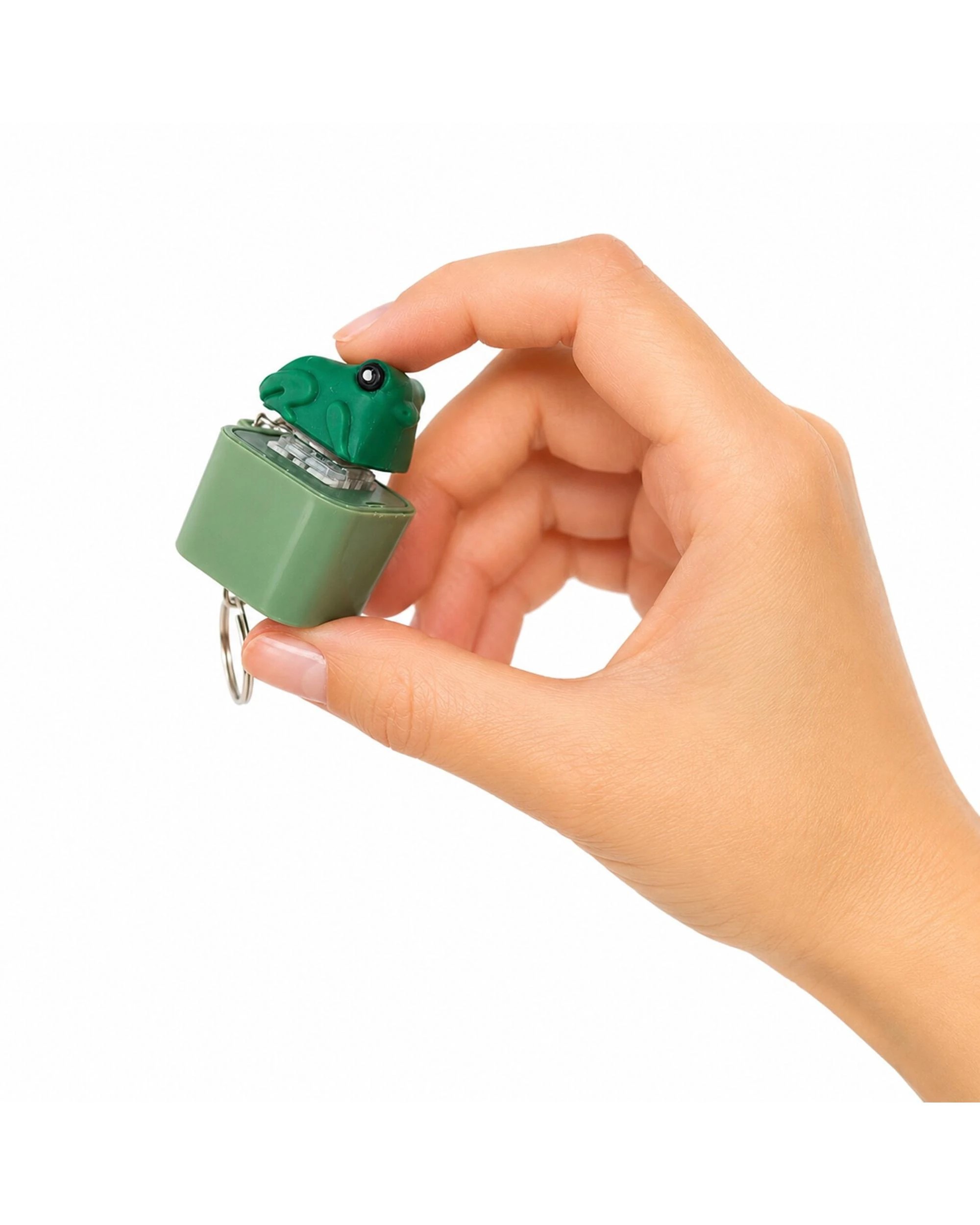 5 MDI Fidget Fingers Sound Clicker Frog Keychain, 5 of 5