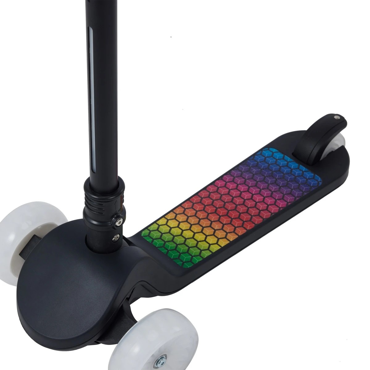 4 Light Up Tri Scooter - Black, 4 of 10