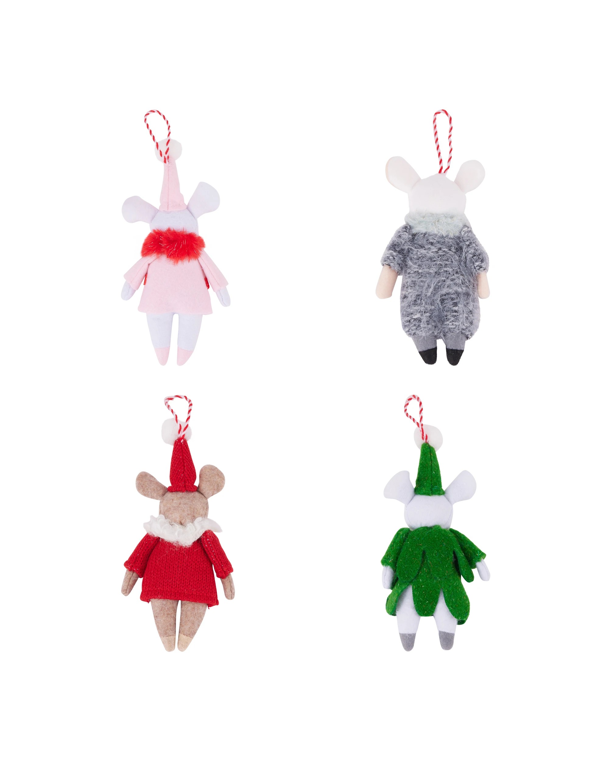 2 Christmas Mouse Decoration - Assorted, 2 of 5