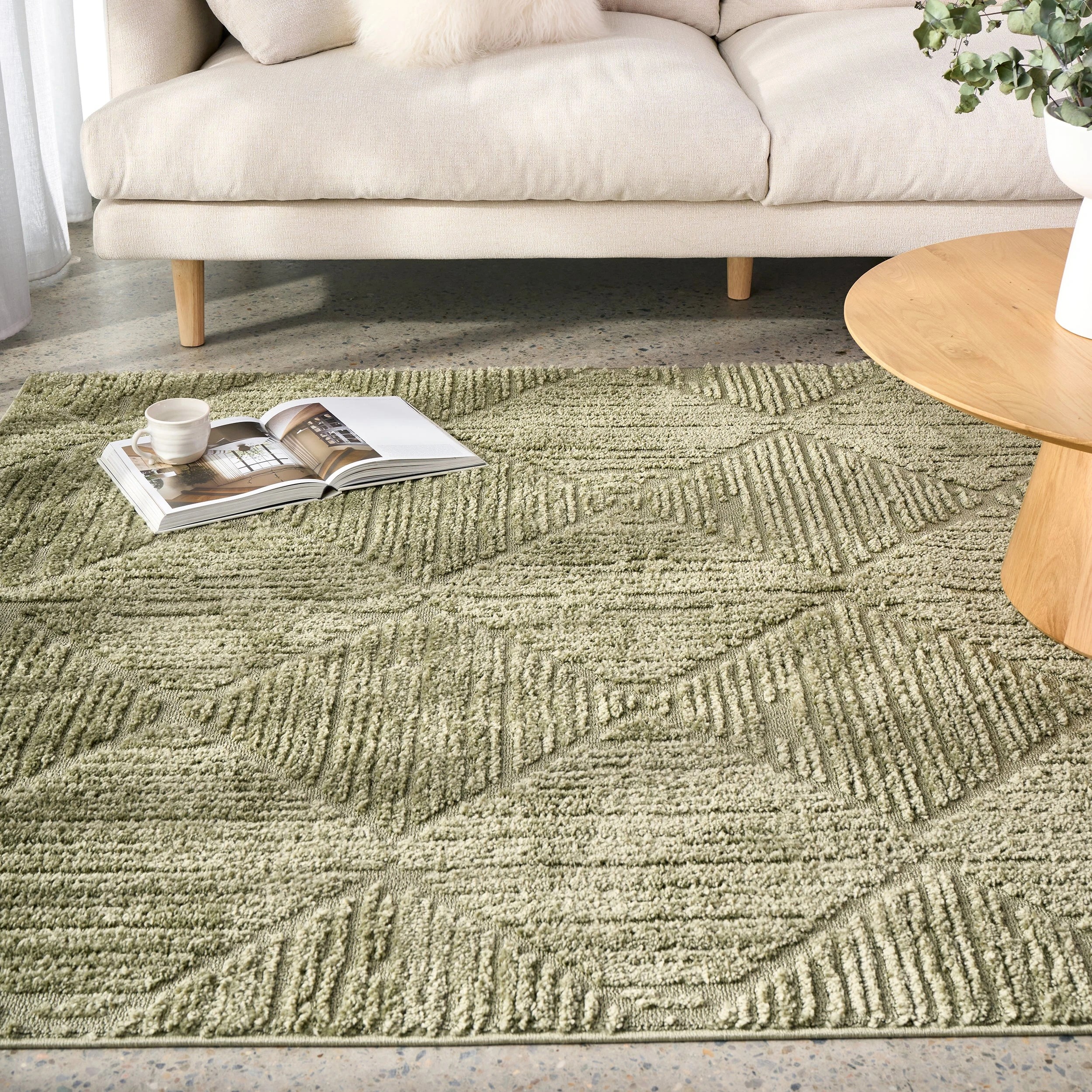 2 Common Ground Rugs Starlet 39 330x240cm - Green, 2 of 7