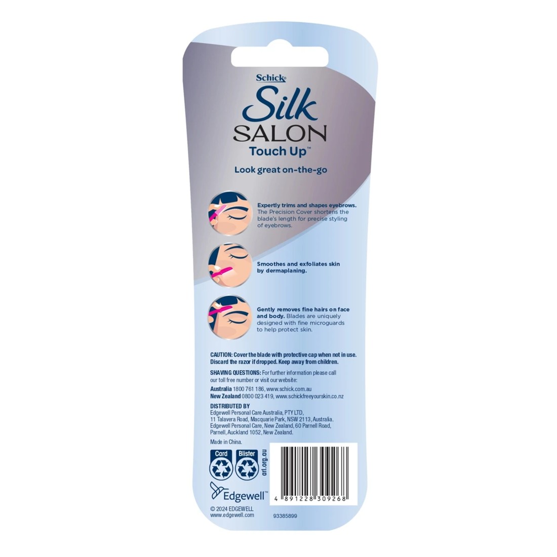 4 Schick 4 Pack Silk Salon Touch-Up Razors, 4 of 5