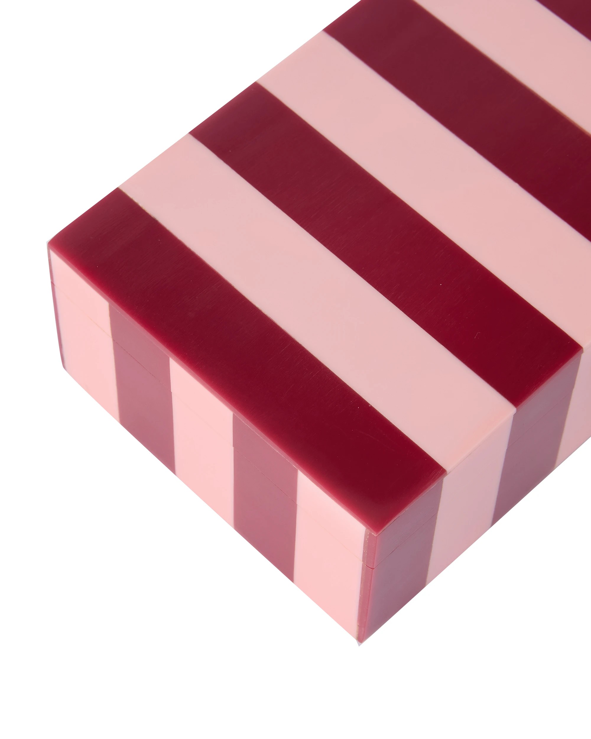 5 Pink and Berry Stripe Decor Box, 5 of 6