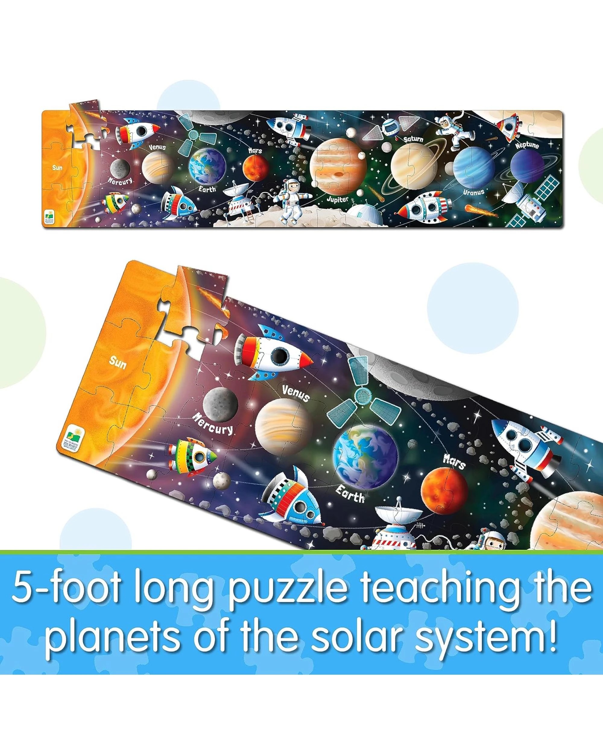 3 The Learning Journey Long and Tall Puzzle Solar System, 3 of 6