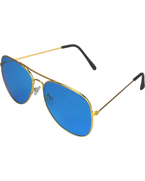 Partyrama Coloured Lens Aviator Glasses - Blue