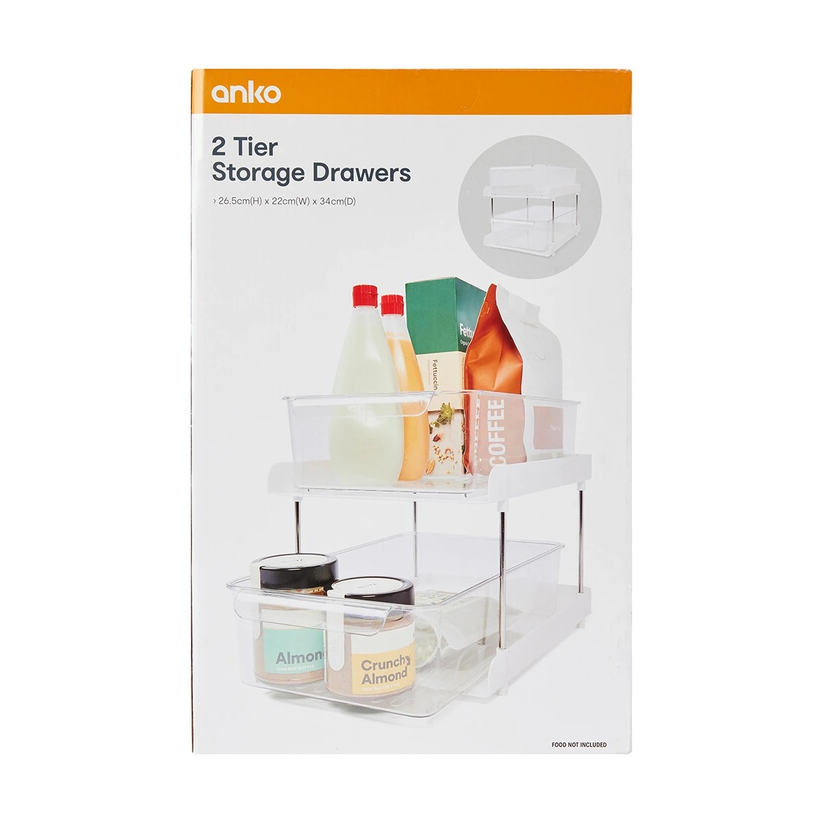 9 2 Tier Storage Drawers, 9 of 9