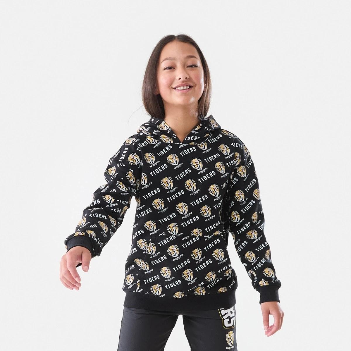 4 Official AFL Kids All Over Print Hoodie Richmond, 4 of 10