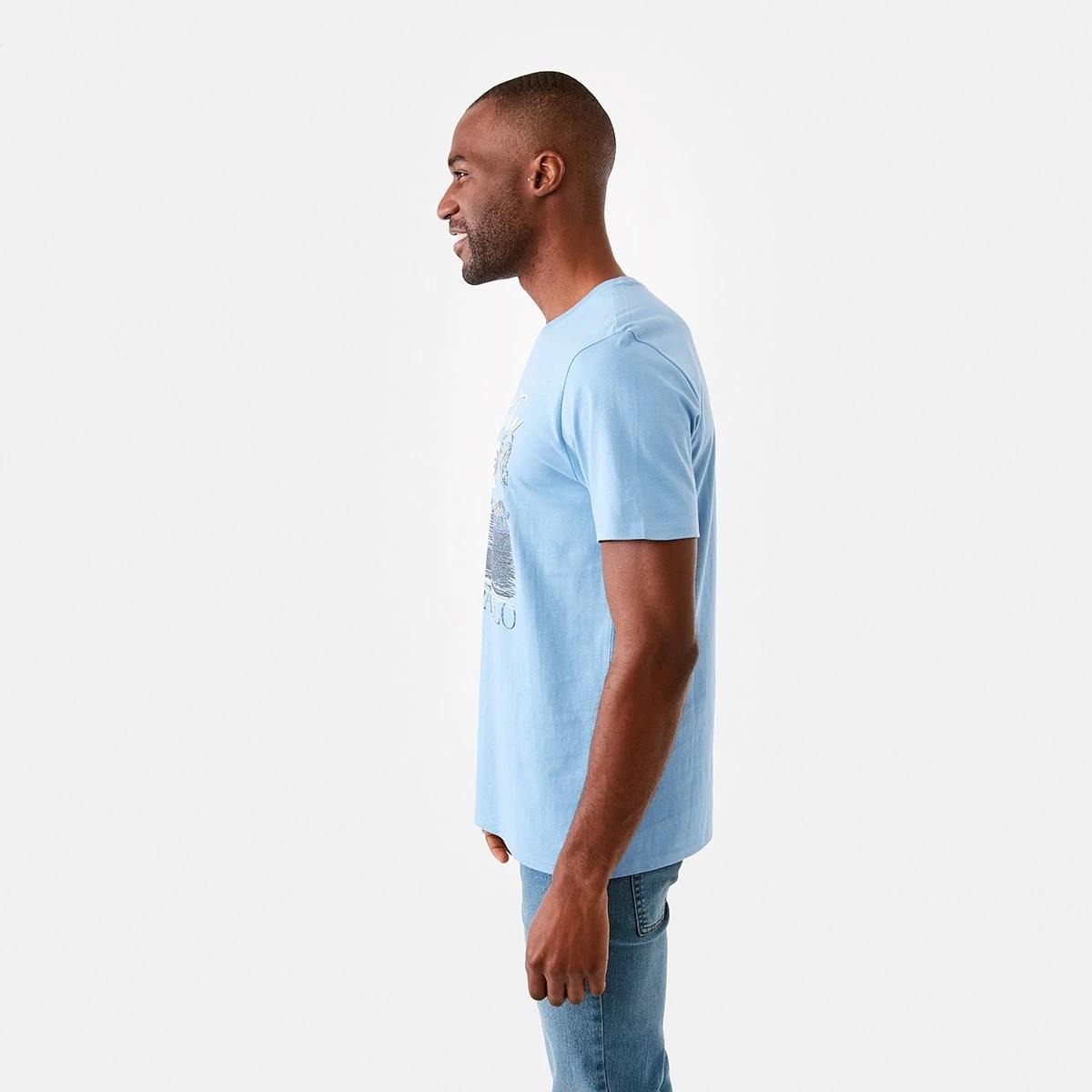 2 Printed T-shirt Blu Allure, 2 of 5