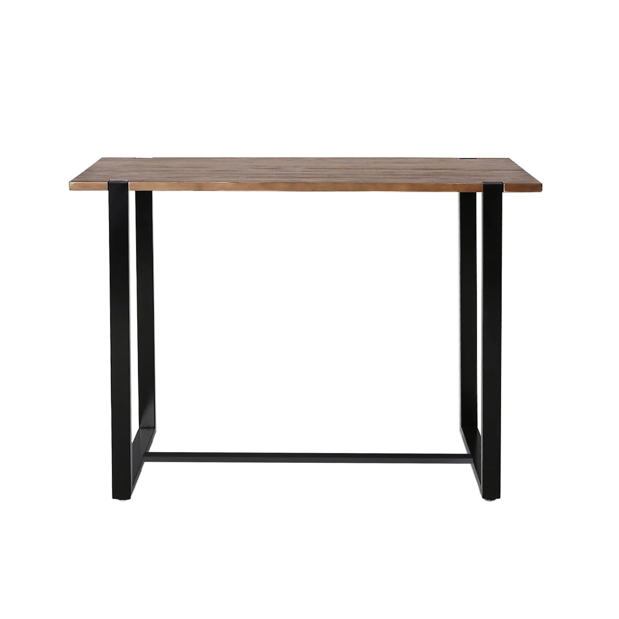 2 Levede High Bar Table Industrial Pub Table Dining Solid Wood Cafe Desk 120X50cm, 2 of 6
