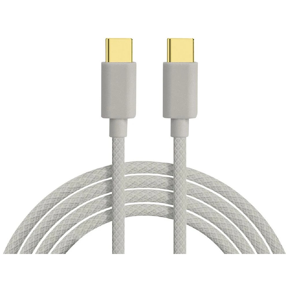 1 Otto USB-C to USB-C Cable 1m Pastel Grey, 1 of 4